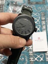 Orologio uomo Testurizzato Aviatore Militare Flieger  Verde Smeraldo Offerta