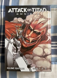 Attack on Titan Manga Limited Edition HARDCOVER Omnibus Volumes 1 2 3 Brand New!