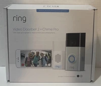 Ring Video Doorbell 2 + Chime Pro - Open Box - Never Used