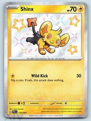 Shinx 135/091 Paldean Fates Shiny Rare Holo