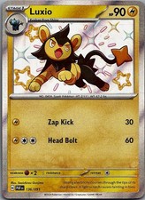 Luxio - Paldean Fates (NM) Holo 136/91 Lightning Stage 1 Gunjima on eBay