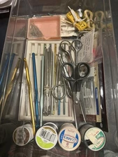 Mixed Lot Of Crochet/sewing Items 