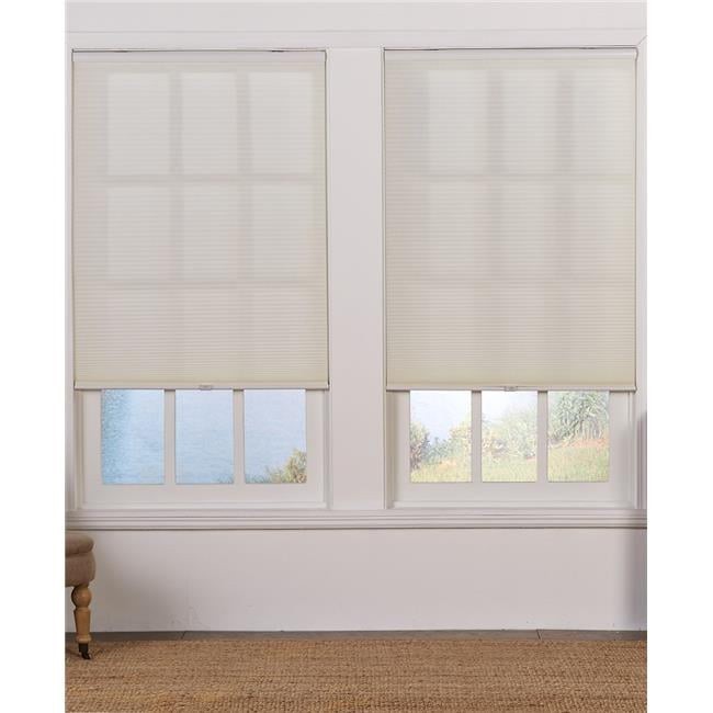 Safe Styles UBC35X48CR Cordless Light Filtering Cellular Shade, Cream - 35 x 48