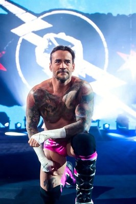 WWE GIANT 24  X 36  POSTER - CM PUNK