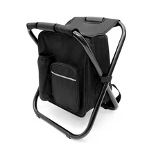 Portable Folding Camping Stool, Backpack with Cooler Bag, Hiking Se... Fast Ship