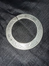 126.7g Antique Berber Belt Ring Engraved High Silver Alloy