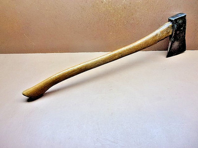 Vintage GREAT NECK Portugal 3 Lb. Single Bit Axe w/Orig. 26'' Handle Clean READY!