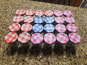 24 BONNE MAMAN MINI JARS 1 Oz 