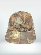 Vintage Advantage Timber Camo Baseball Cap Made In USA Kids One Size Snapback
