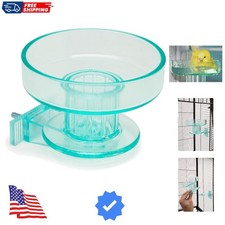 Quick Lock Bird Cage Bath for Lovebirds, Canaries, Finches, Parakeets, and Co...