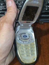 Samsung SPH-A500 Dual Band / Tri Mode Sprint PCS Vision Flip Phone vintage y2k