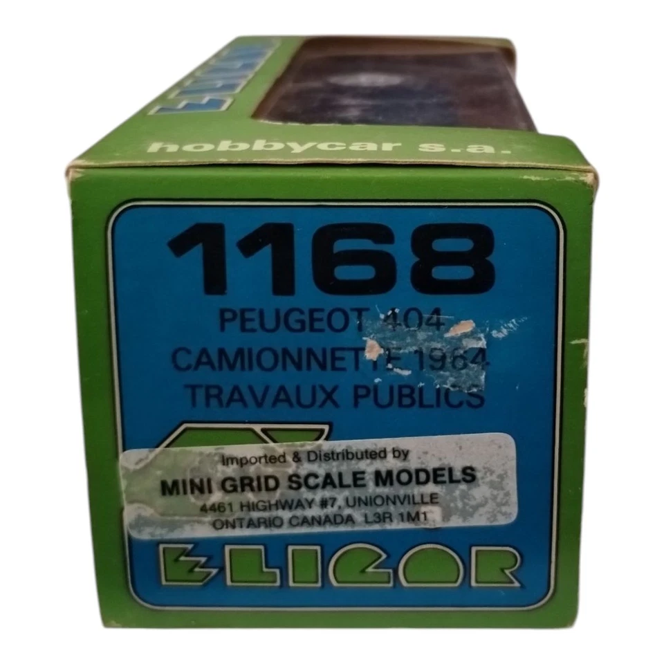 Peugeot 404 Camionnette 1964 1168 Travaux Publics PTT Eligor Francia miniatura Foto 2 de 4