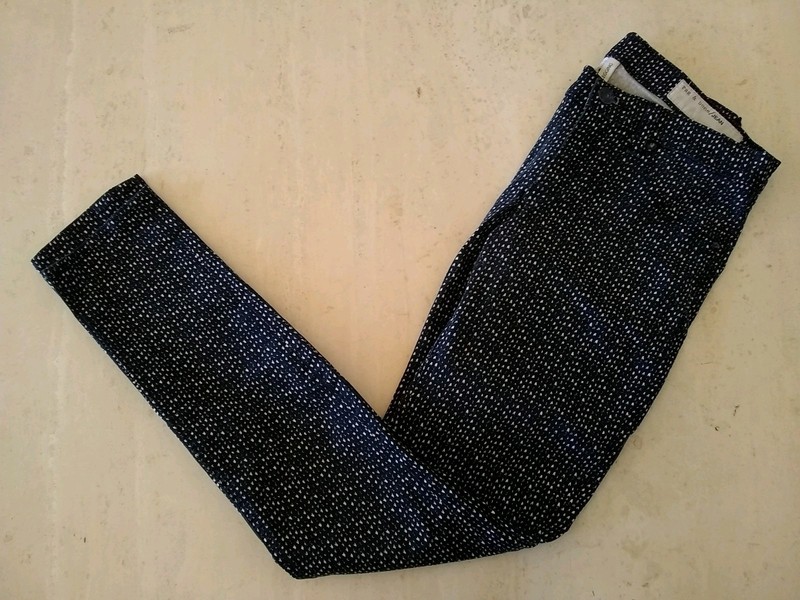 Rag & Bone Leggings Women's Skinny Stretch Jeans Sz 26 in Black and White Exc