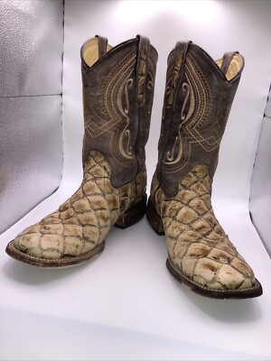Herencia Western Steel Toe Rodeo Boots Size