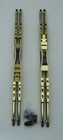 16" Inch Gold Double Blade Windshield Wiper 2PC Set All Season