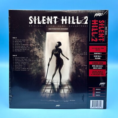 Silent Hill 2 Original Video Game Vinyl Soundtrack Silver 2xLP
