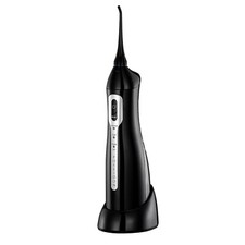 Portable Rechargeable Dental Oral Irrigator by Poseidon W/ Charging Cradle Black