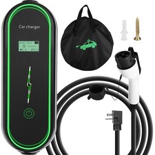Electric Vehicle Charger Level 2 Portable Charging Station w/ 25FT Cord Super