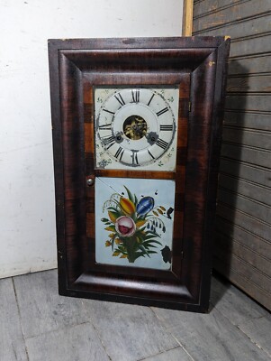 For parts: Antique Seth Thomas Ogee Clock Weight Driven B