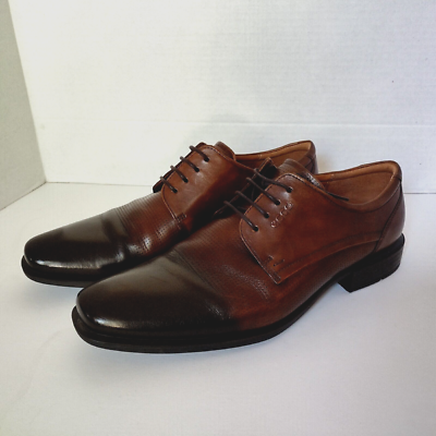 Ecco Derby Shoes Men EUR 47 US 13/13.5 EW Perforated Vamp  display picture 3