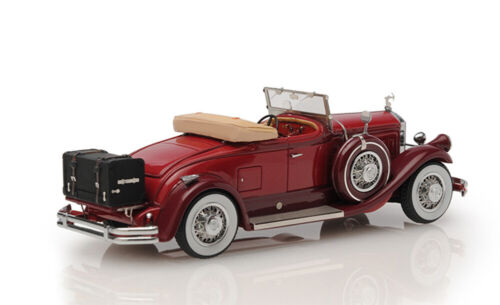 Esval Models Ltd Ed 1930 Pierce Arrow Model B Rdstr Top Down Red 1/43 Resin - Picture 8 of 9