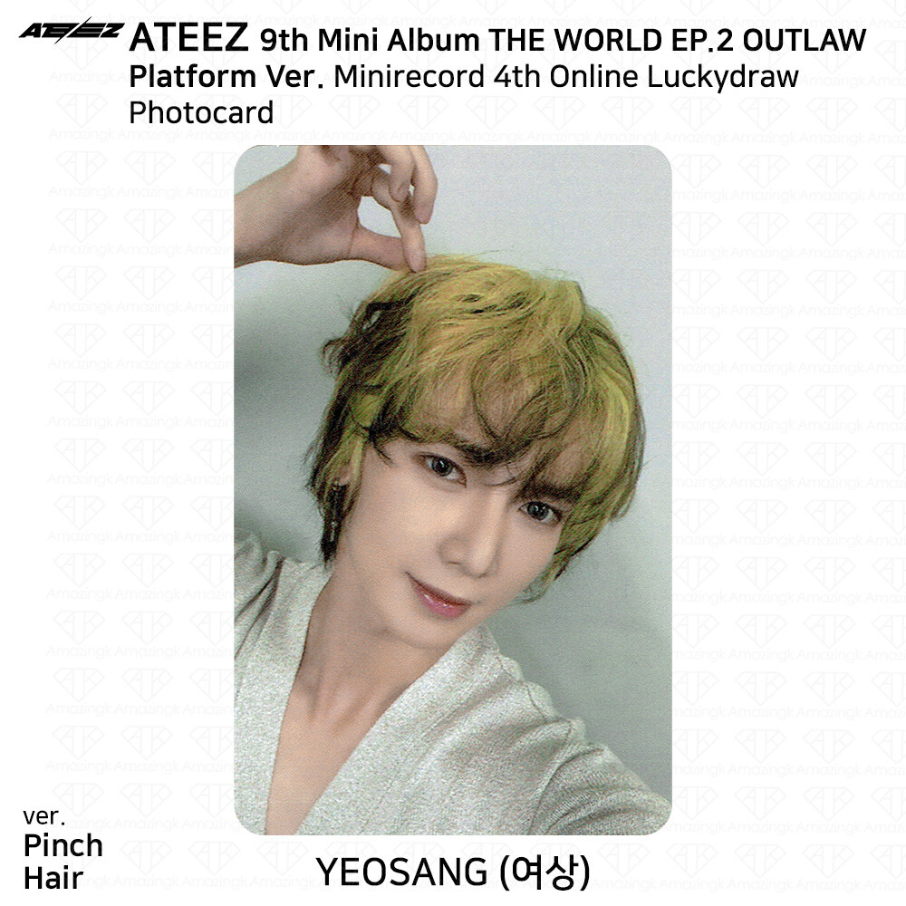 ATEEZ THE WORLD EP.2 OUTLAW Minirecord 4th Online Lucky Draw ATEEZ THE WORLD EP.2 OUTLAW Minirecord 4th Online Lucky Draw