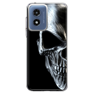 Mundaze Case for Motorola Moto G Power 5G 2024 Black Skull