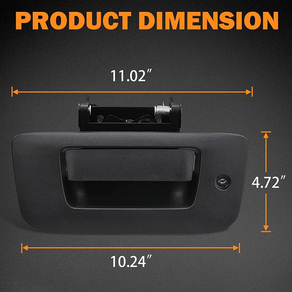 Tailgate Handle Bezel In Black With Hardware - GM (22755302 - Foto 10