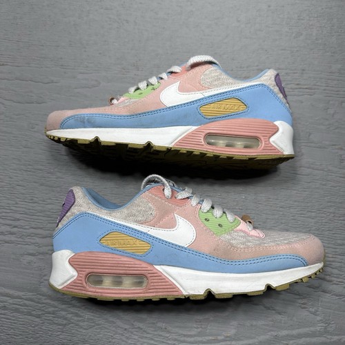 Nike Sun Club Shoes Womens 9.5 Pink Blue Sneakers Airmax Casual Athletic - Picture 6 of 16