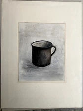 Franz Ehmke 1928 - 2018 DDR Painter Jug Still Life Pitcher Table Interior