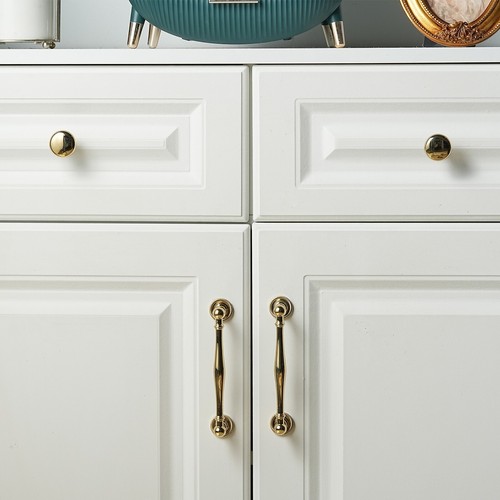 1.18" Diameter Solid Brass Cabinet Knob Cabinet Handle Classic Drawer Knob - Picture 10 of 17