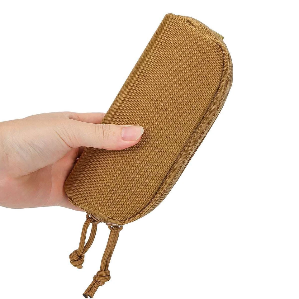 Tactical Molle Eyeglass Case Glasses Pouch Sunglasses Bag with Carabiner Hook US - Image 3 of 4