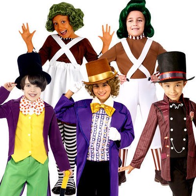 charlie and the chocolate factory character costumes