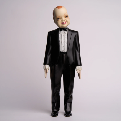 UNBOX DEEP RED MAD PUPPET Soft Vinyl H22CM Designer Toys Sofubi | eBay