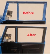 1/10 FMS FJ40 Land Cruiser window trim