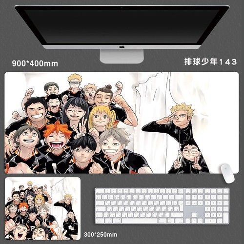 Haikyuu!! Oversize Mouse Mat Anime Gaming Keyboard Mouse Pad Cosplay Placemat - Picture 47 of 71