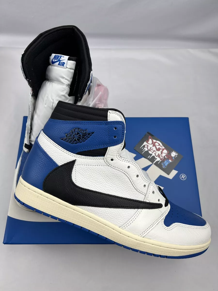  Jordan Mens Air Jordan 1 High OG SP DH3227 105 Travis Scott x  Fragment - Size 7.5