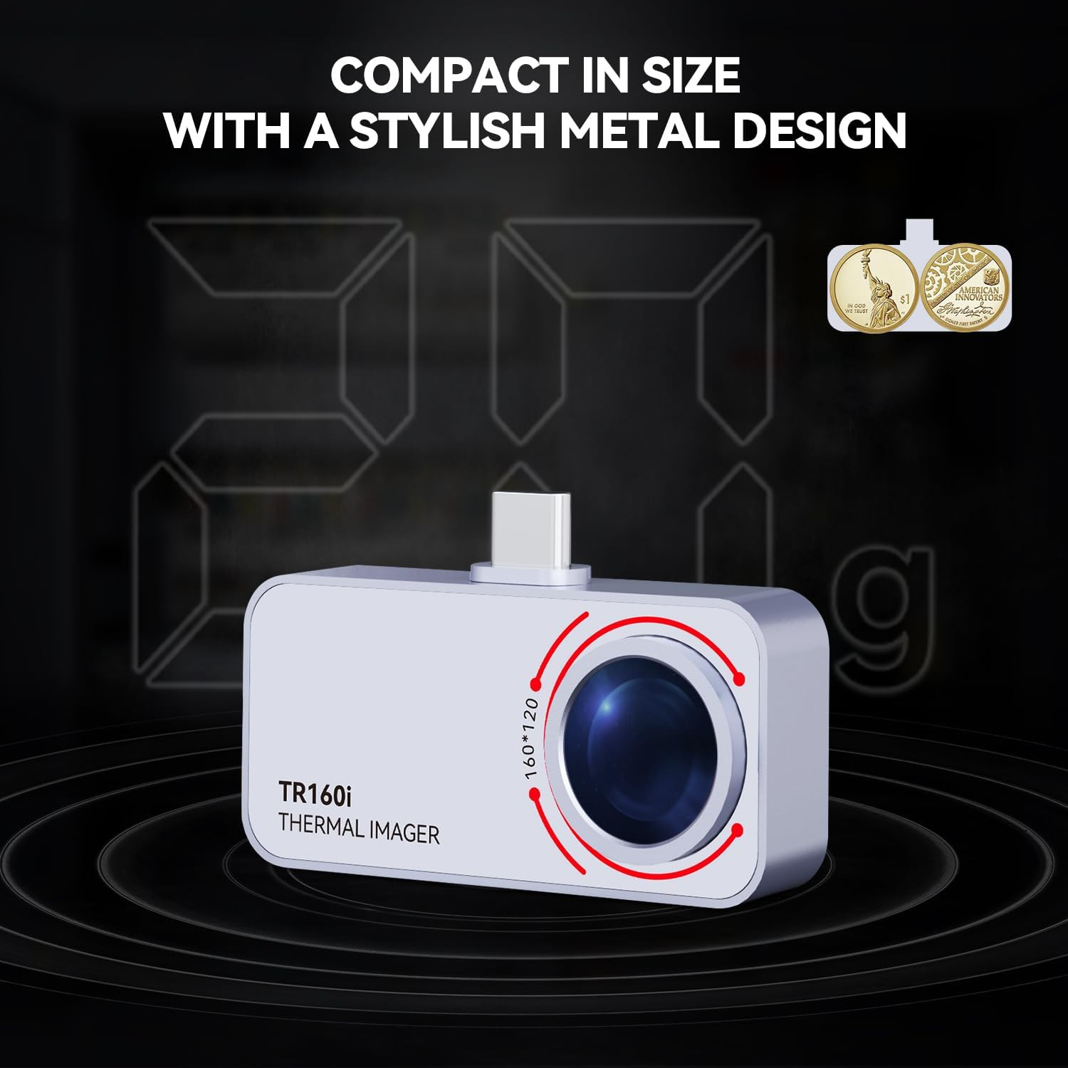 Caméra thermique Tr160I Android Type-C pour localiser les fuites d'eau - 3