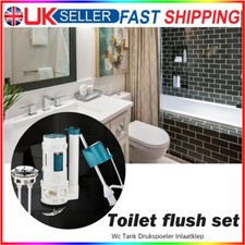 Cistern Toilet Fill Parts Kit Water Drain Flush Valve Button Repair Tool Kit New