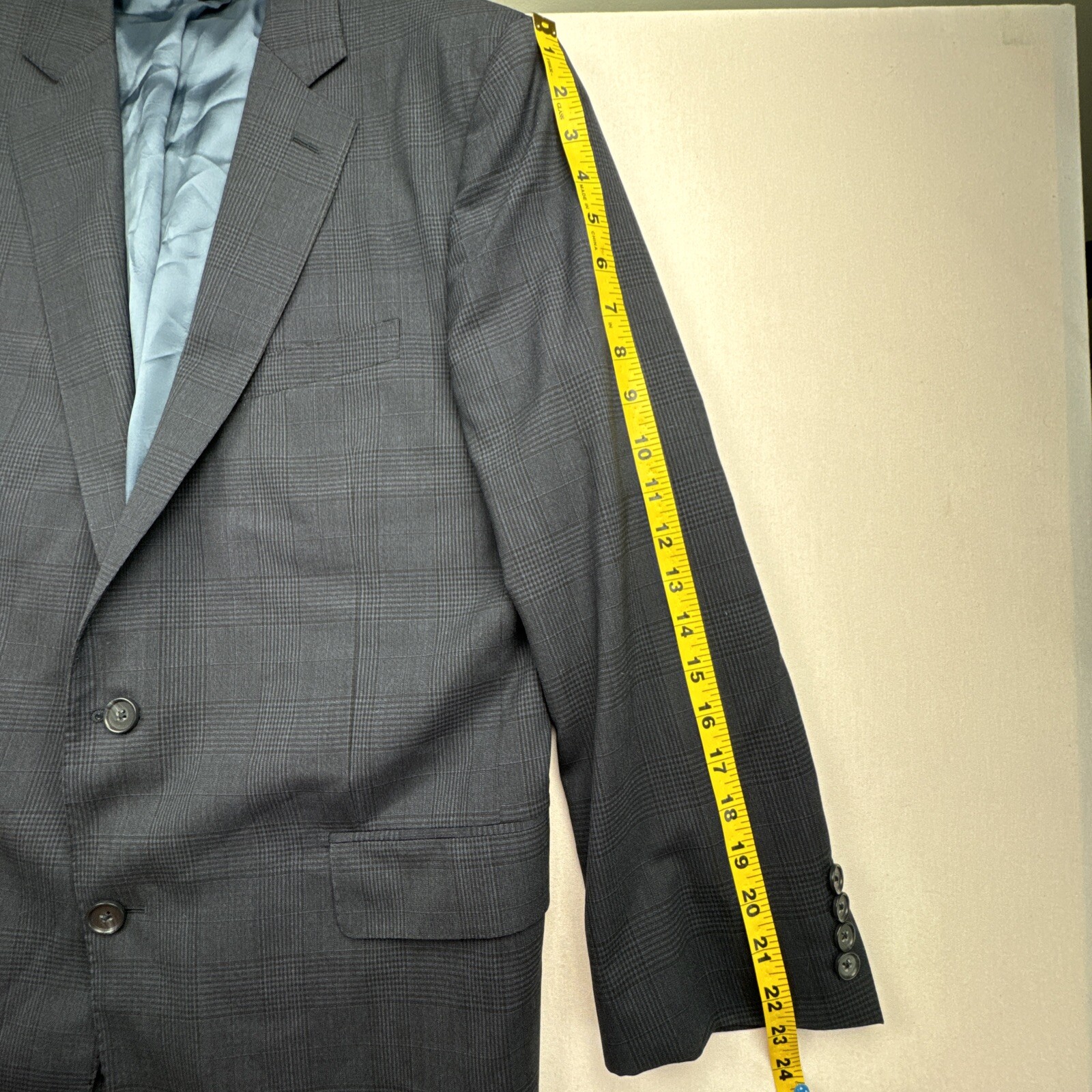 Brooks Brothers 1818 Regent Lanificio di Tollegno Blue Wool Blazer Jacket Sz 41R thumbnail 8