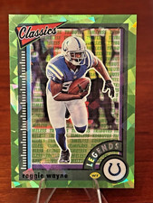 2022 Panini Classics Reggie Wayne Green Parallel Timeless Tributes #'d /25 Colts