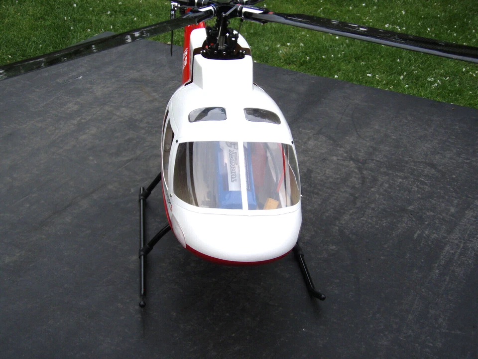 AS-350 Swiss Helicopter / 500er Mechanik/4 Blattrotorkopf -Flugfertig-mit Sender - Bild 4 von 4