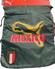 Puma México Cinch Bag Gym Sack Green