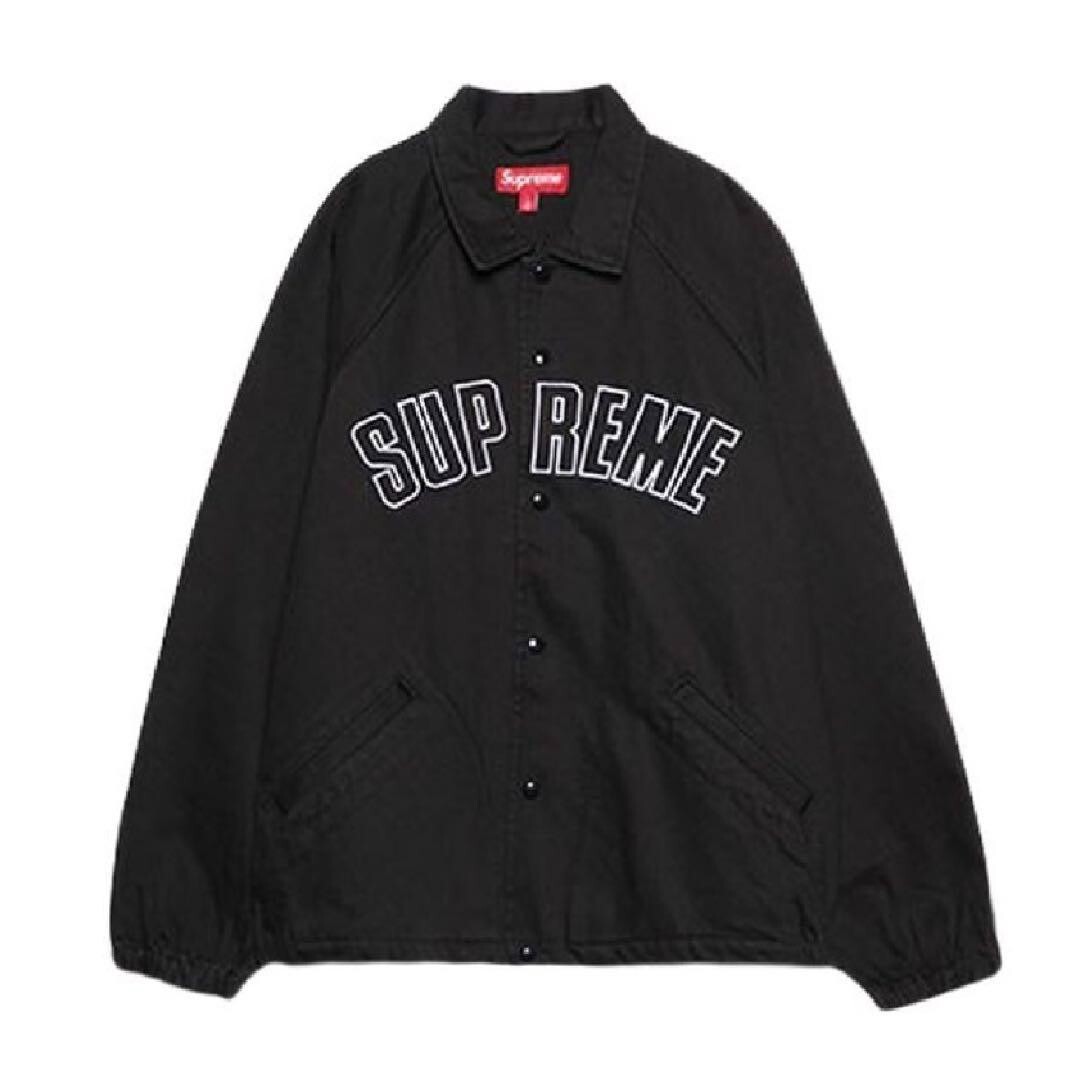 Supreme ARC Denim Coaches Jacket Button Style Embroidery