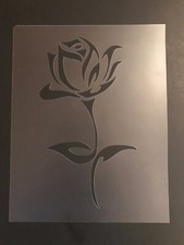 Rose 1 Stencil 10mm or 7mm Thick, Flowers, Valentine's Day, Love, Flower