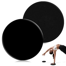 2 x Dual Sided Gliding Discs Core Sliders Ultimate Core Trainer for Core Fitness