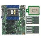 Supermicro H12SSL-i+AMD EPYC 7642 +8*32g 2666 DDR4=256+4U cooler combination