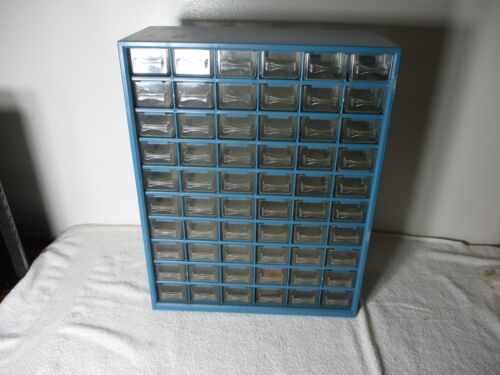 GRAN GABINETE ORGANIZADOR PIEZAS PLÁSTICO 60 CAJONES BUSH LAKE IND. CAJONES DE ALMACENAJE