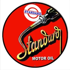 Standard Motor Oil Metal Sign