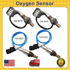 4Pcs 234-5010 234-4351 Up+Down Oxygen Sensor For Acura TL 3.2L 3.5L V6 2007 2008